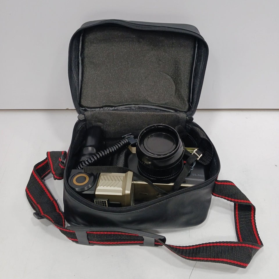 Vintage Ultima Film Camera & Flash Accessory & Travel Case eBay