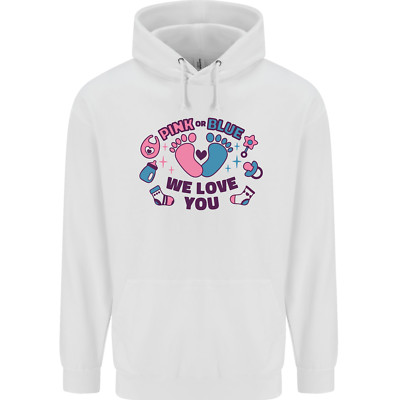 Rosa oder Blau Neu Baby Schwangerschaft Schwanger Kinder Kids Hoodie