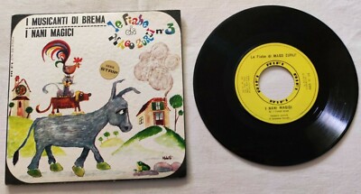 MAGO ZURLI' 7'' I MUSICANTI DI BREMA 45 RUNDEN ITALIEN 1964 REF CTF 333774 EX/NM
