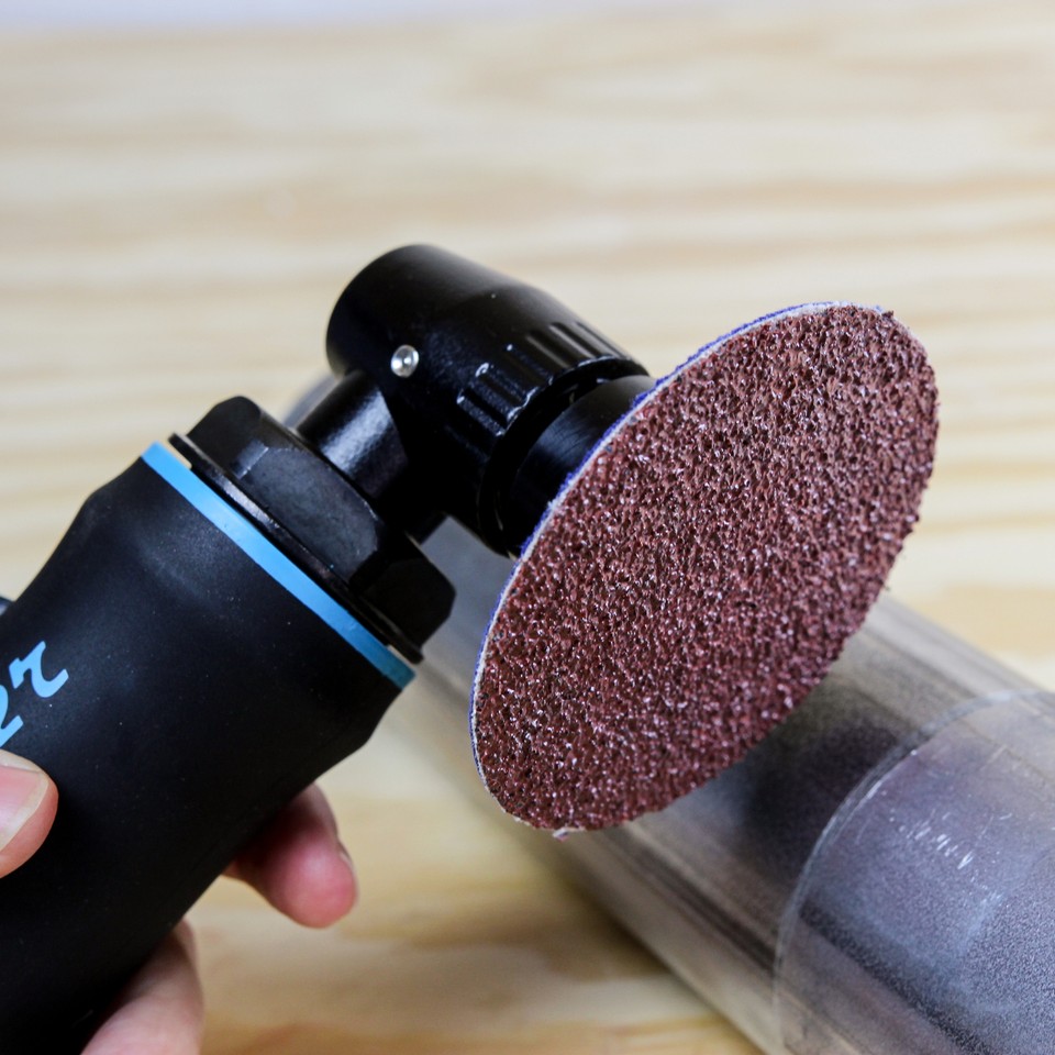 5-Inch 5-Hole P220C Velcro Aluminum Oxide Sanding Discs | Glue Products Plus - View #2