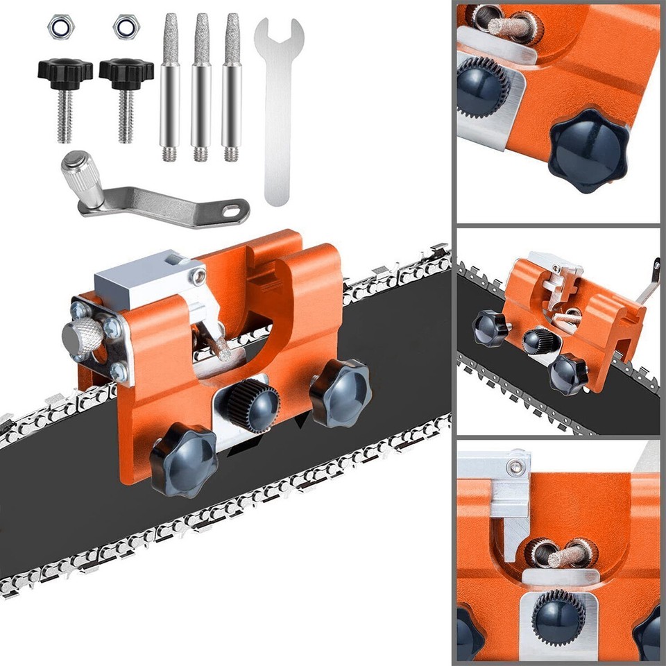 Chainsaw Chain Sharpening Jig Portable Hand Crank Timberline Sharpener ...