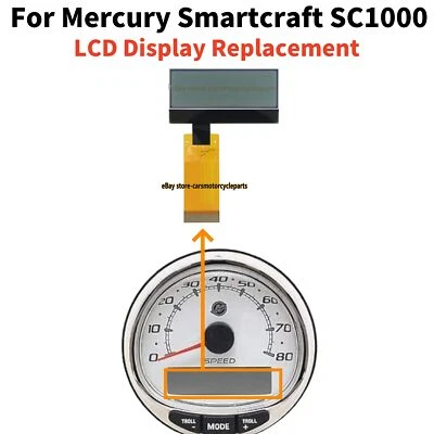 Screen for Mercury Smartcraft SC1000 Tachometer Speedometer Multifunction Gauge