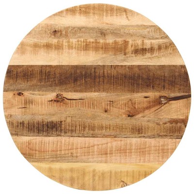 Tischplatte Rund Ersatzplatte Massivholzplatte Esstisch Massivholz Akazie vidaXL