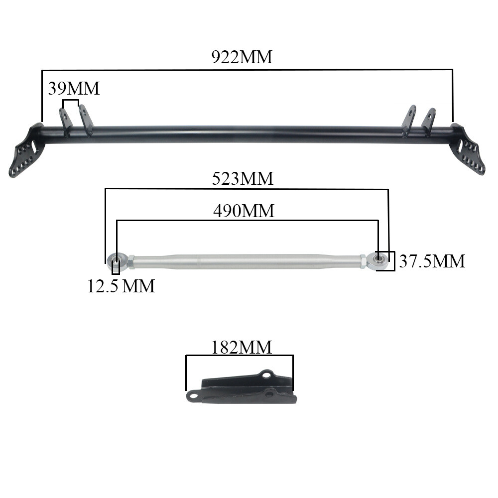 Front Traction Control Tie Bar Kit For Honda Civic 1992-00 Acura - Foto 2