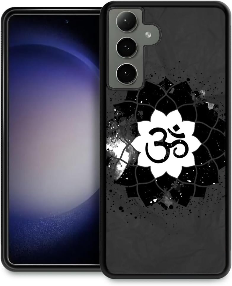 For Samsung Galaxy Z Fold Flip 3 4 5 6 Aum Om Ohm symbol Plastic TPU Case