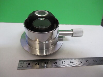 LEITZ GERMANY 1950's CONDENSER + IRIS OPTICS MICROSCOPE PART AS Pictured S8-A-05