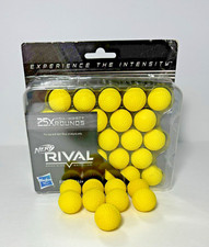 New NERF RIVAL Precision Battling 25 High Impact Rounds Yellow 9 Used Extra