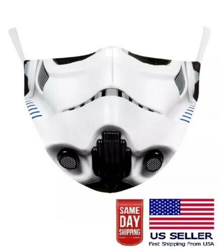 Star Wars Stormtrooper Face Mask - Washable Reusable - Bild 1 von 5