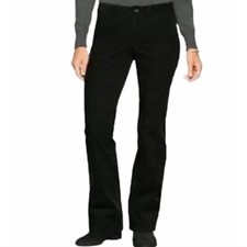 Talbots Signature Boot Black Velveteen Pants Size 10p