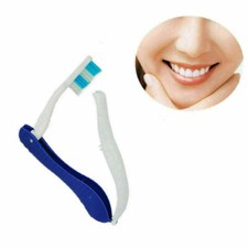 Camping Folding Collapsible Travel Toothbrush Increasing CL Outdoor --us D1I5