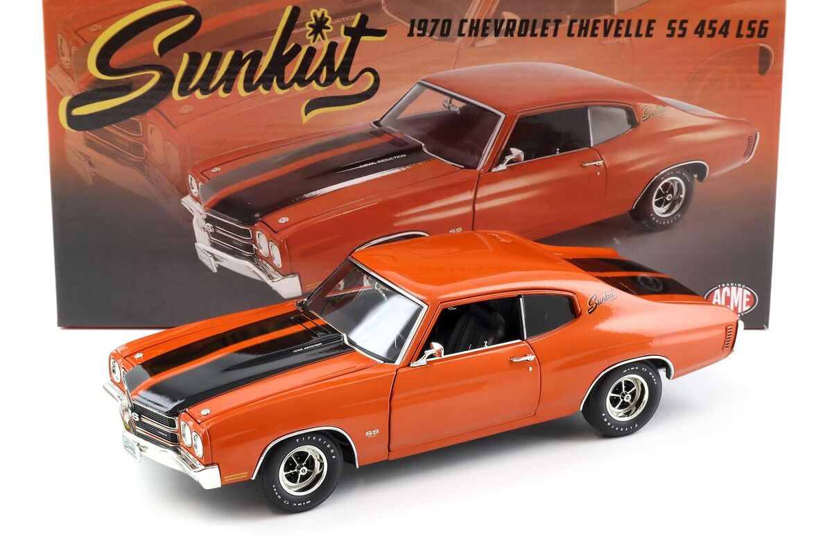 1:18 ACME 1970 Chevrolet Chevelle SS 454 LS6 Coupe Sunkist 1:18 ACME 1970 Chevrolet Chevelle SS 454 LS6 Coupe Sunkist