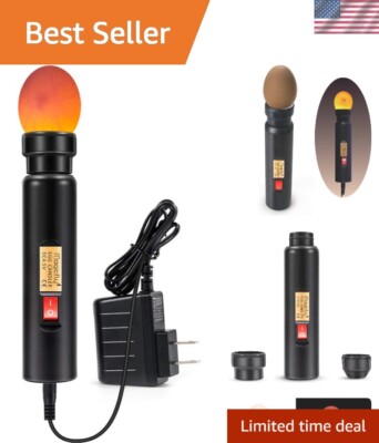 Fun LED Egg Candler for School Labs - Bright Light for Learning Incubation