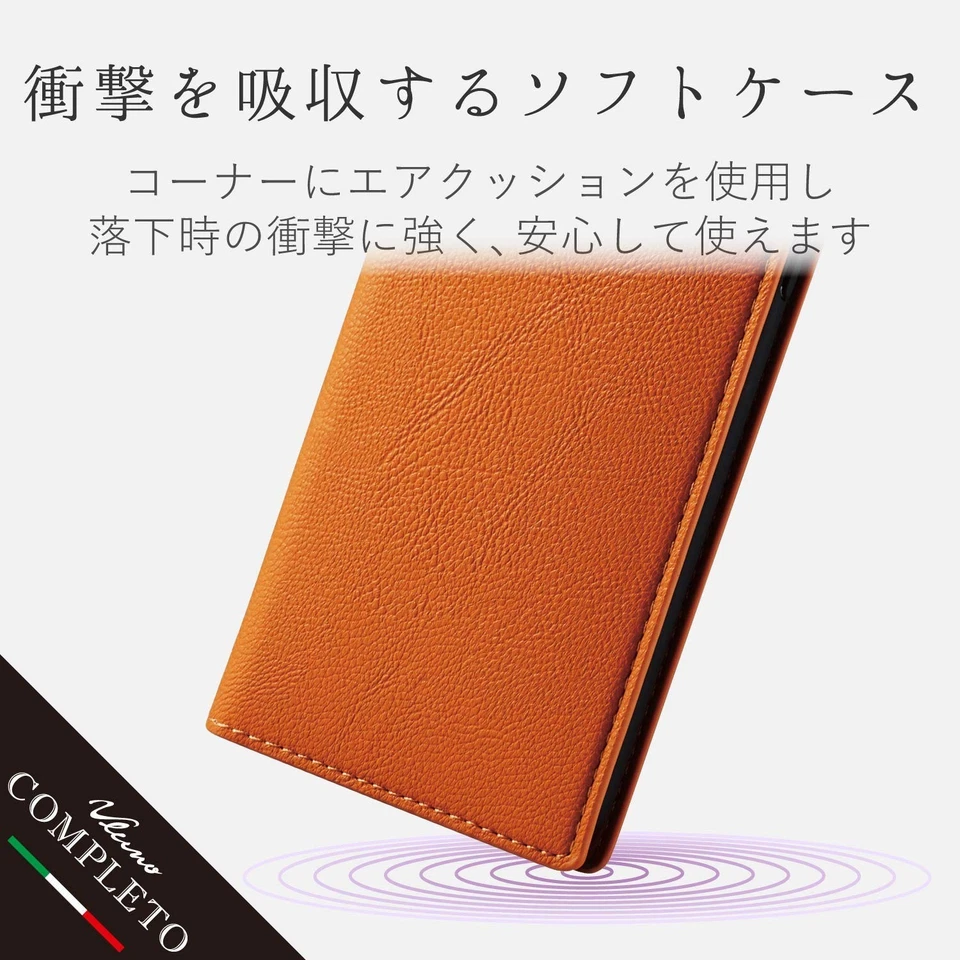 iPhone 8 Case Compatible with iPhone 7 Notebook Type Leather Coronet Italian Lea - Image 4 of 4