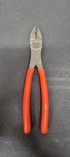 Snap-on 29acf 9 Wire Terminal Crimping Cutter Pliers Soft Grip Orange Handle Snap-on 29acf 9 Wire Terminal Crimping Cutter Pliers Soft Grip Orange Handle