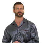 Mens Silk Satin Pajamas -PJ Set Top and Bottom ''5 DAY DELIVERY - USA Seller''