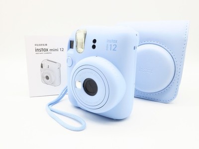 Fujifilm Instax mini 12 Instant Kamera Sofortbildkamera Pastel Blue + Tasche