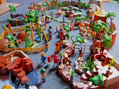 Playmobil Zoo ´Set 4850 Tiere Afrika Safari Tierpark  Citylive Konvolut groß