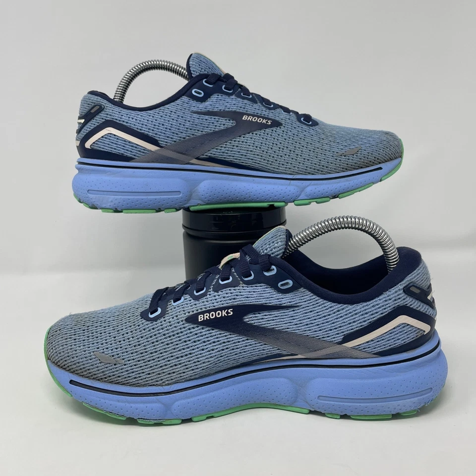 Zapatillas deportivas Brooks Ghost 15 para mujer talla 9 azules cómodas Foto 2 de 4