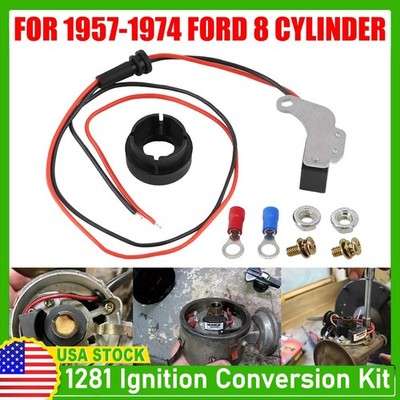 For Ford V8 Pertronix 1281 Ignition Points-to-Electronic Conversion Kit Ignitor 