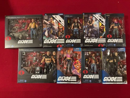 Hasbro Cobra G.I. Joe Classified Lot Full Dreadnok Set Of 9 New In Box