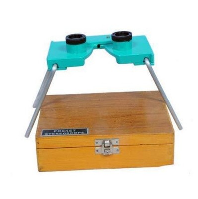 Generic Pocket Stereoscope for Reading Aerial Photograph and Map Study - Turquoi
