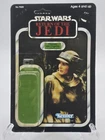 1983 Star Wars ROTJ PRINCESS LEIA COMBAT CardBack W/Attached Bubble ONLY Nice!