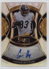 2025 Panini Select Signatures Silver Prizm Connor Heyward #SP-CHD Auto 1t2r