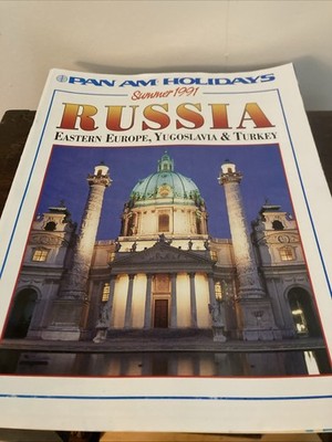 Pan Am Airlines PAN AM HOLIDAYS RUSSIA SUMMER 1991