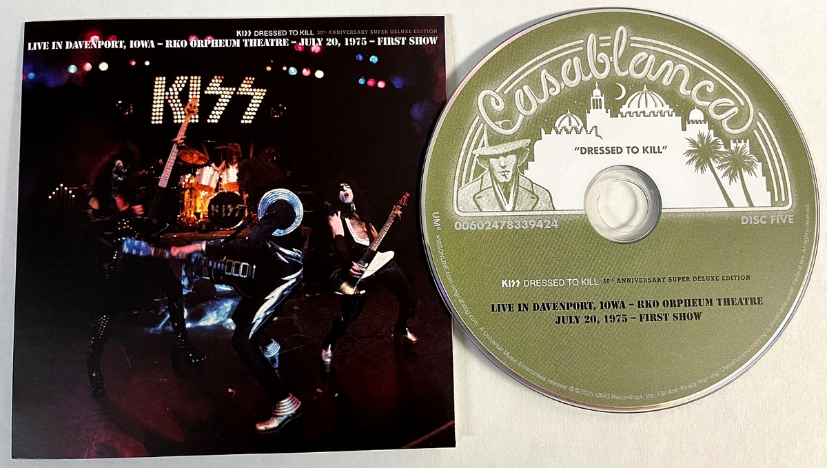 KISS - Live In Davenport, IOWA - CD DTK 50th Anniversary Deluxe