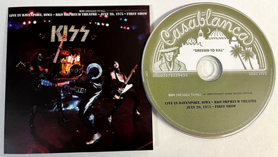 KISS - Live In Davenport, IOWA - CD DTK 50th Anniversary Deluxe