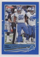 2020 Panini Donruss Press Proof Blue Trey Flowers #100 2qw