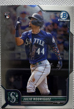 Bowman 2022 Chrome Rookie Julio Rodriguez Seattle Mariners #48