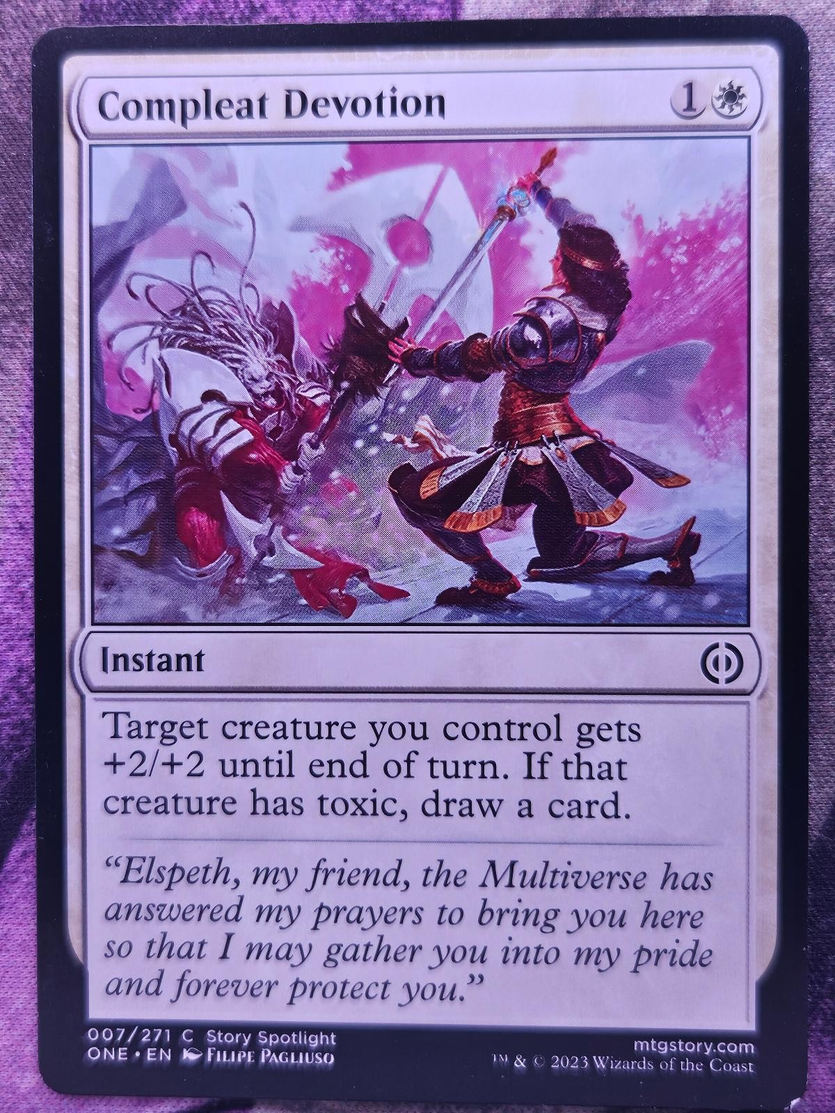 Compleat Devotion 7 Common Phyrexia: All Will Be One Magic: The Gathering MP
