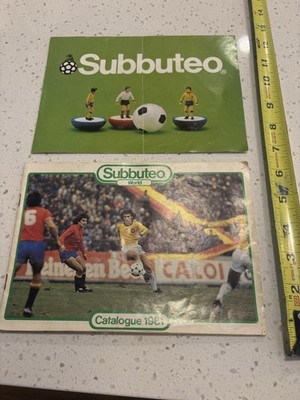 Vintage 1981 Subbuteo World Table Soccer Football Game Paper Catalog
