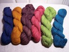 River Valley Farm Wools, Cotswold yarn, 100% wool, 6 skeins, mixed lot