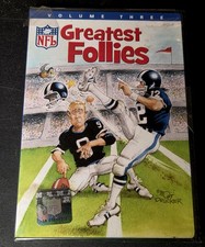 NEW NFL Greatest Follies - Vol. 3 (DVD, 2007) Football Bloopers Sealed