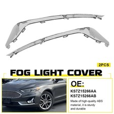 Chrome Front Fog Lamp Light Strip Trim For 2019-2020 Ford Fusion Ks7z15266aa Eoa Chrome Front Fog Lamp Light Strip Trim For 2019-2020 Ford Fusion Ks7z15266aa Eoa