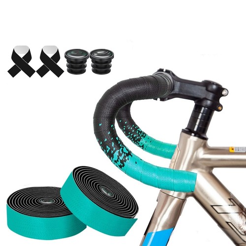 EVA Foam Bike Handlebar Tape with PU Cover for Gradient Road Bicycle Bars - Picture 14 of 43