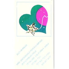 Mrs Grossman's Paper Company Suzi Herrera Petaluma CA Business Card STK2-BC5-6