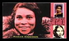DR JIM STAMPS US COVER MARIAN ANDERSON SINGER BLACK HERITAGE FDC H&M 1 OF 9