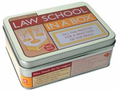 Law School in a Box: All the - Product Bundle, by Mental Floss - Very Good