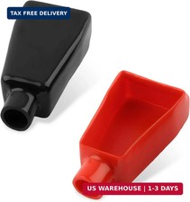 2pcs Battery Terminal Covers Cap Positive Negative Insulating Protector Car Us 2pcs Battery Terminal Covers Cap Positive Negative Insulating Protector Car Us