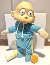 Rugrats Dil Pickles -Vintage(2000) Bounce Babble Talking Doll. Works-See Video