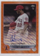 2022 Topps Chrome Rookie Orange Wave Refractor 5/25 Oliver Ortega Auto 1mg2