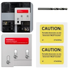 Generator Interlock Kit for Square D QO Homeline 150/200A Panels 1 Set