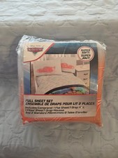 NEW Disney Pixar Cars 2 Full Sheet Set, a 4-piece set SEALED