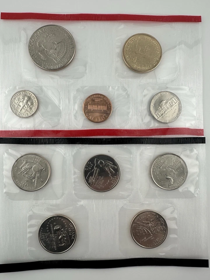 2002 P & D Mint Uncirculated Coin Sets - Image 3 of 4