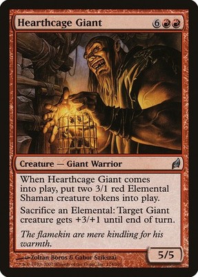 MTG - Hearthcage Giant - Lorwyn - X1 - (LP) - #L8765