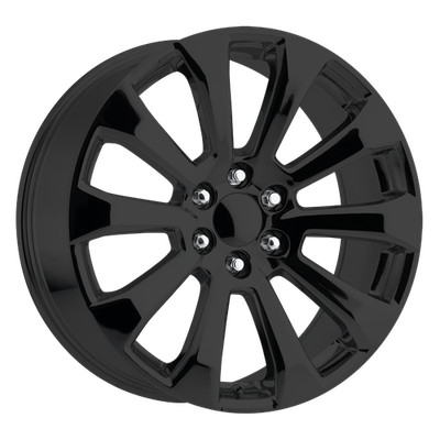 22x9 Performance Replicas PR204 Gloss Black Wheel 6x5.5 (28mm)