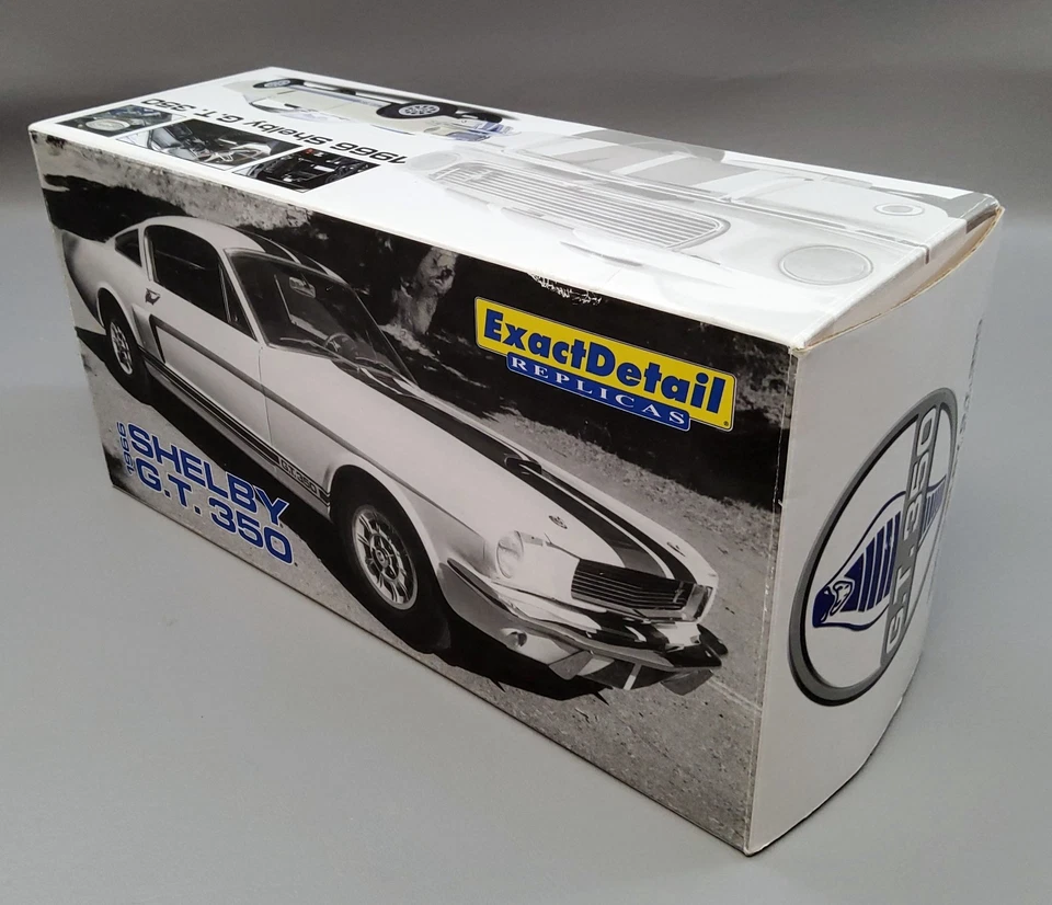 1966 Mustang Shelby GT 350 1:18 Scale Diecast By Exact Detail Replicas #WCC117 - Image 3 of 4